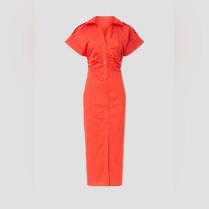 ($335 retail) Jonathan Saunders Elegant Button-Down Dress size 10 100% cotton